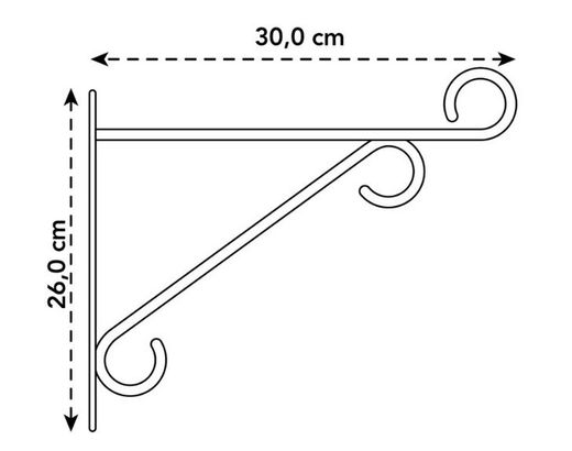 Wall Hook Elegance Antracita Elho