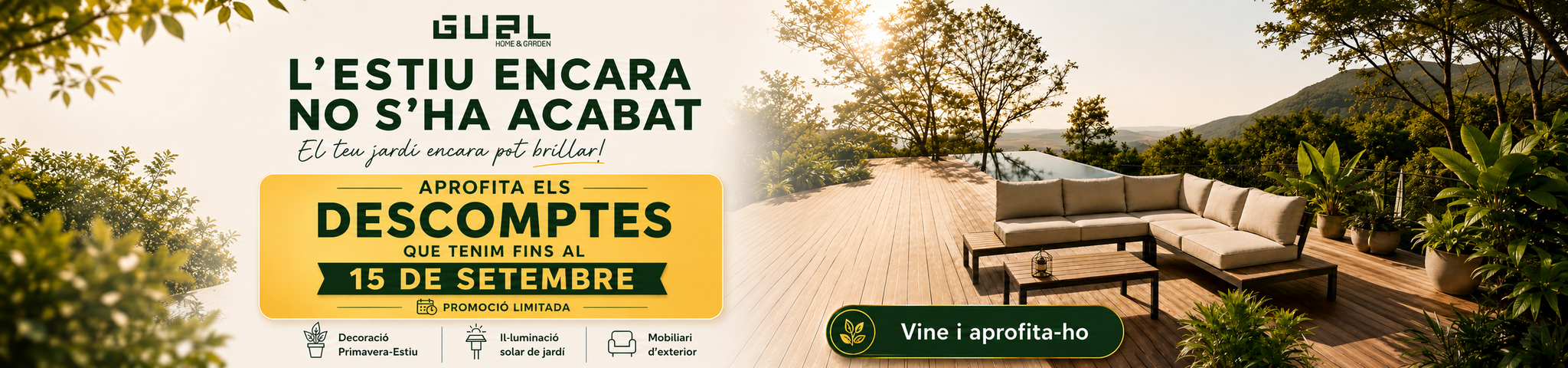 Gual Home&Garden, viveros y garden center en Granollers